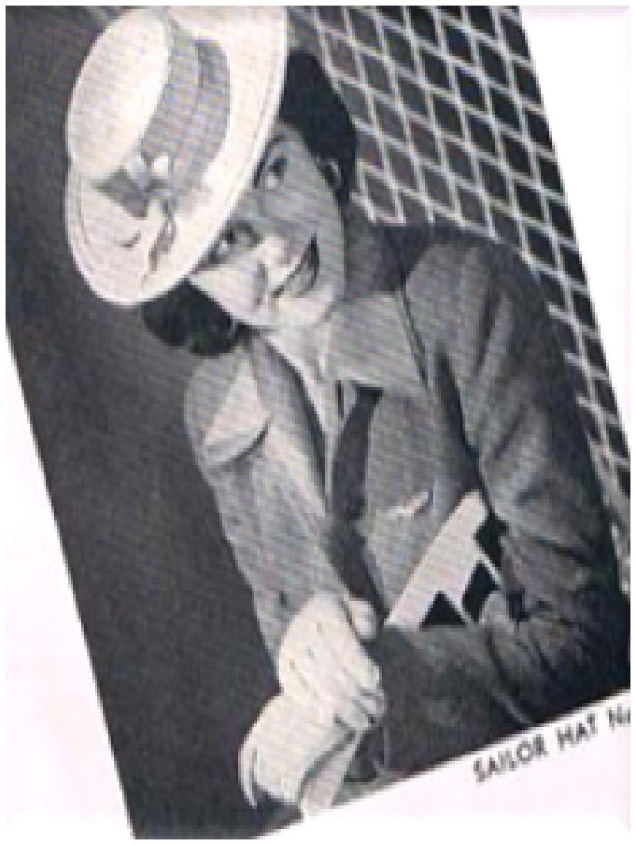 PATTERN #0623 SAILOR HAT VINTAGE CROCHET
