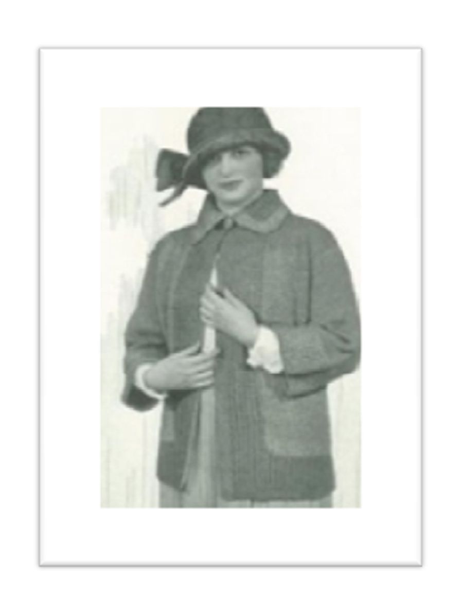 PATTERN #0625 THE LAWLEY SWEATER VINTAGE KNITTING