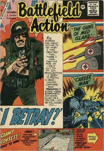 Battlefield Action Number 26 War Comic Book