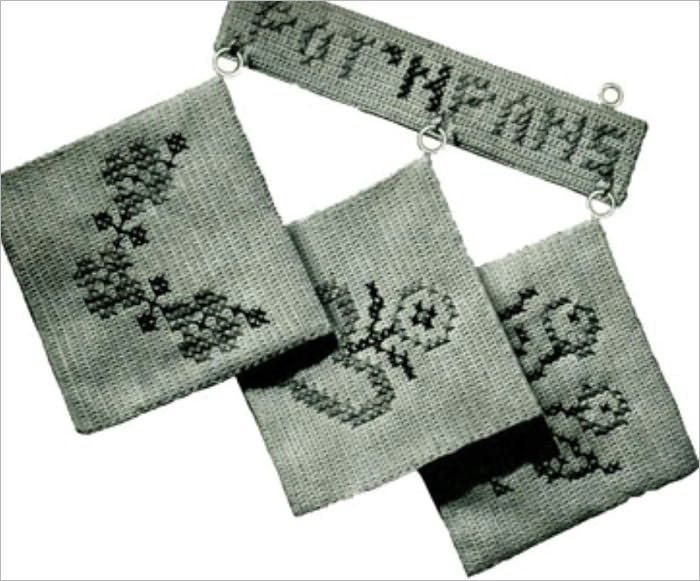 Crochet Pot titulaires – 5 Pot Holder patrons au Crochet