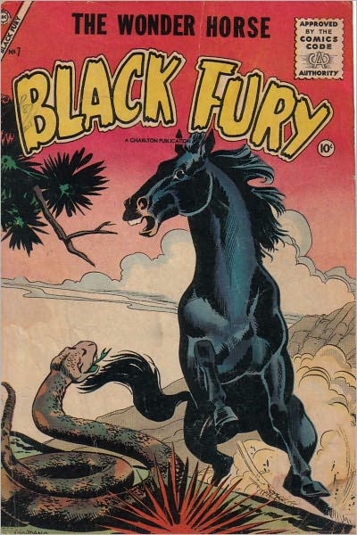 Black Fury Number 7 Western Comic Book