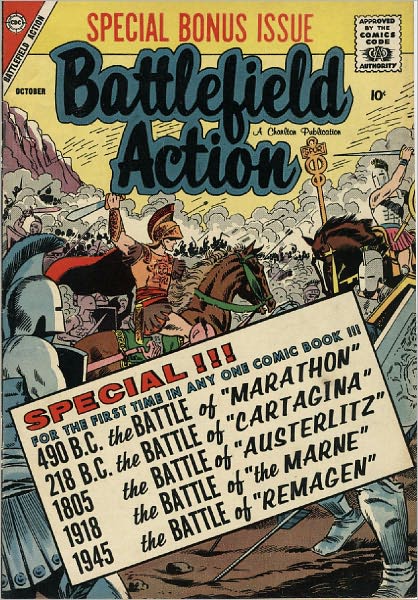 Battlefield Action Number 21 War Comic Book