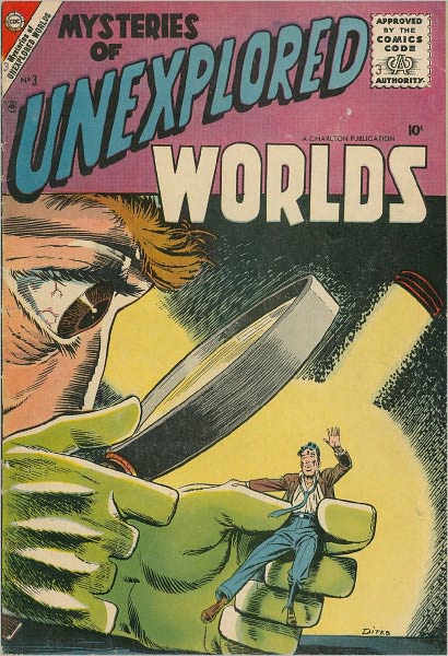 Mysteries Of Unexplored Worlds Number 3 Fantasy Comic Book