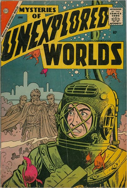 Mysteries Of Unexplored Worlds Number 8 Fantasy Comic Book