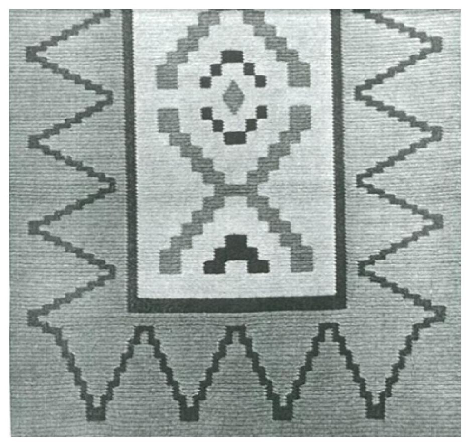 PATTERN #0505 NAVAJO BLANKET VINTAGE CROCHET