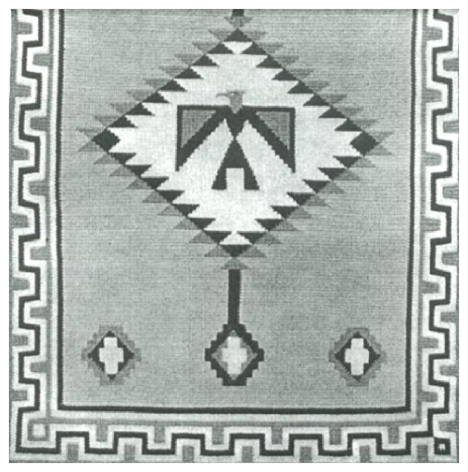 PATTERN #0506 THUNDERBIRD BLANKET VINTAGE CROCHET