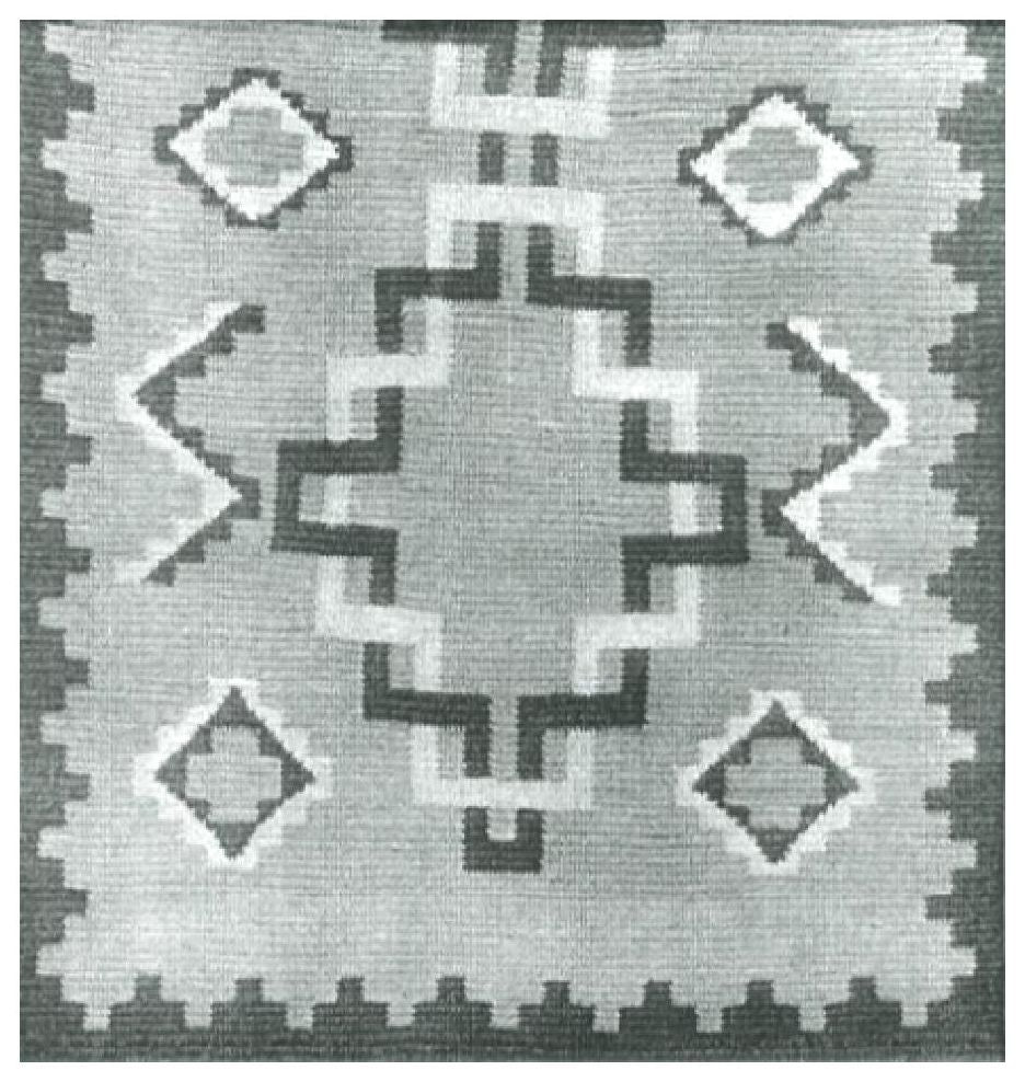 PATTERN #0509 NAVAJO BLANKET VINTAGE CROCHET