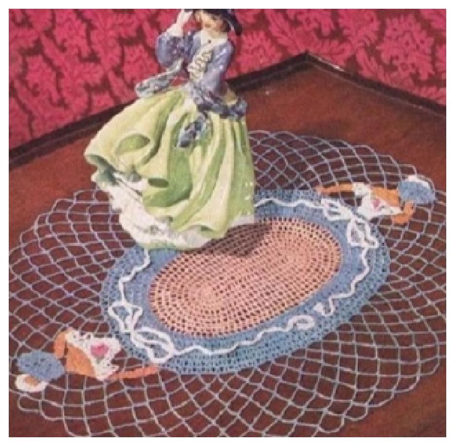 PATTERN #0516 LADY FAIR DOILY VINTAGE CROCHET