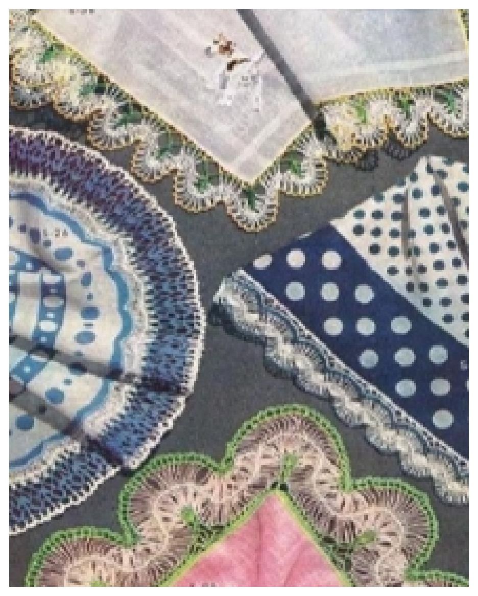 PATTERN #0523 HANKIE EDGING VINTAGE CROCHET