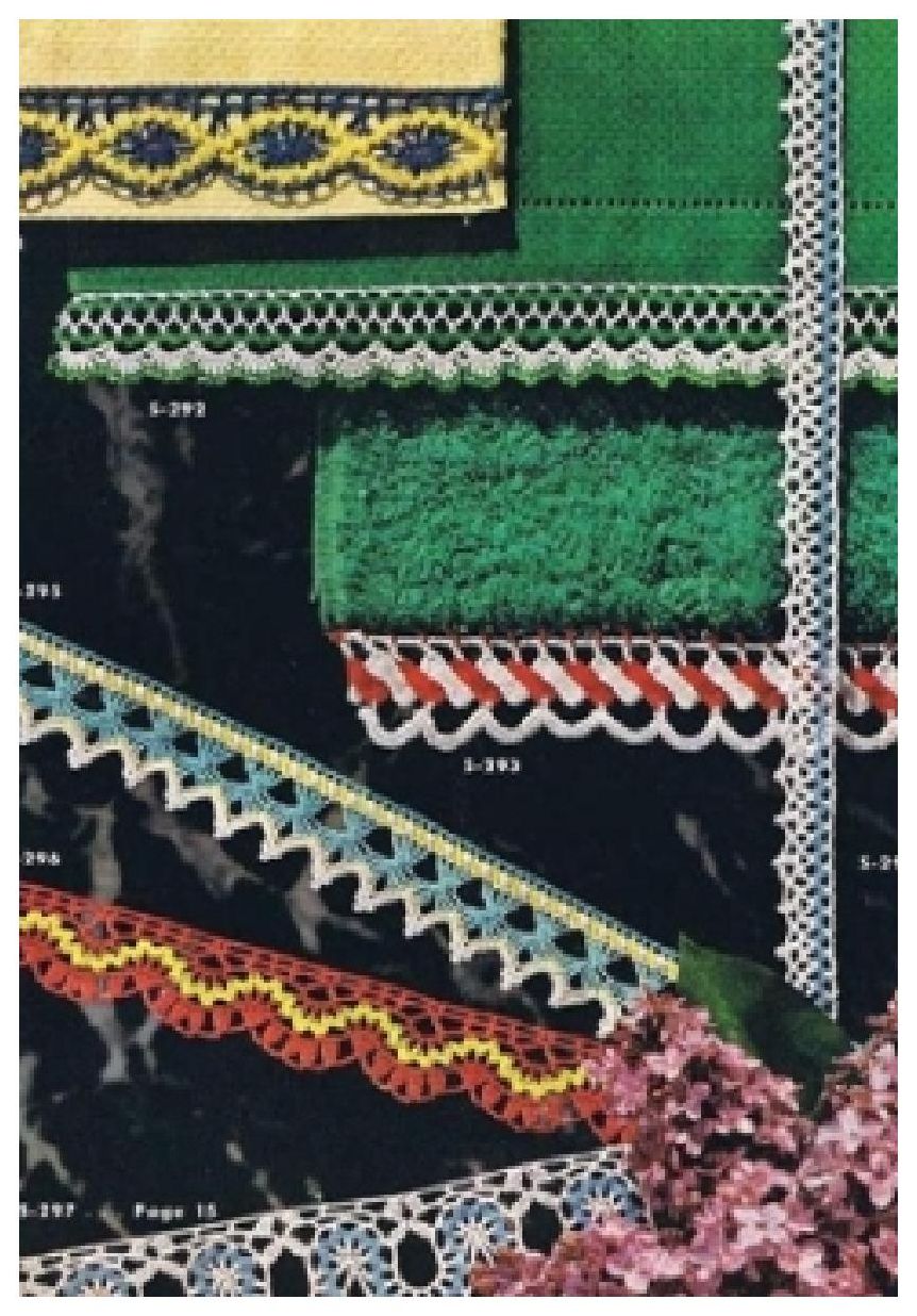 PATTERN #0524 PILLOW CASE EDGING VINTAGE CROCHET