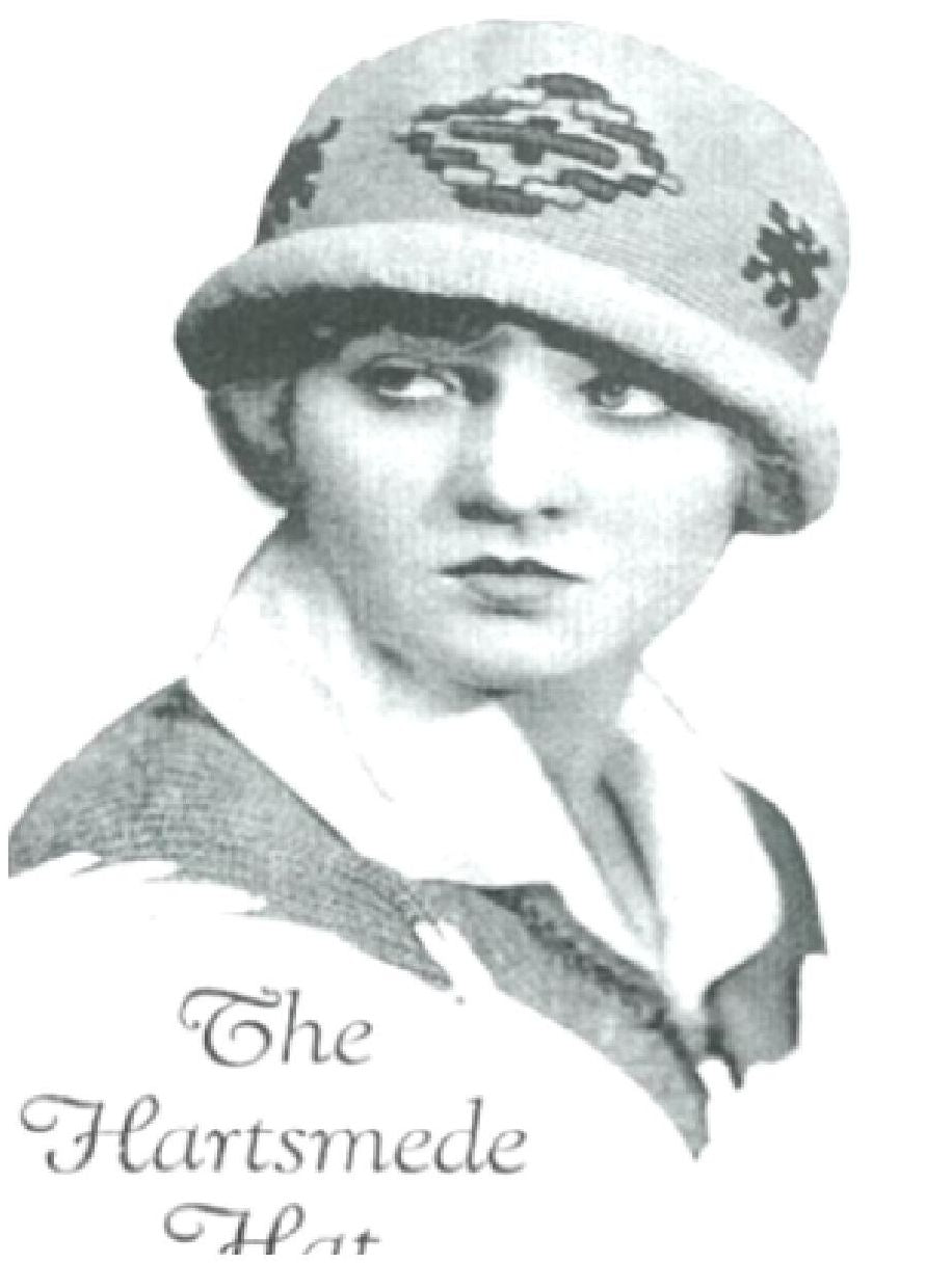 PATTERN #0631 HARTSMEDE HAT VINTAGE CROCHET