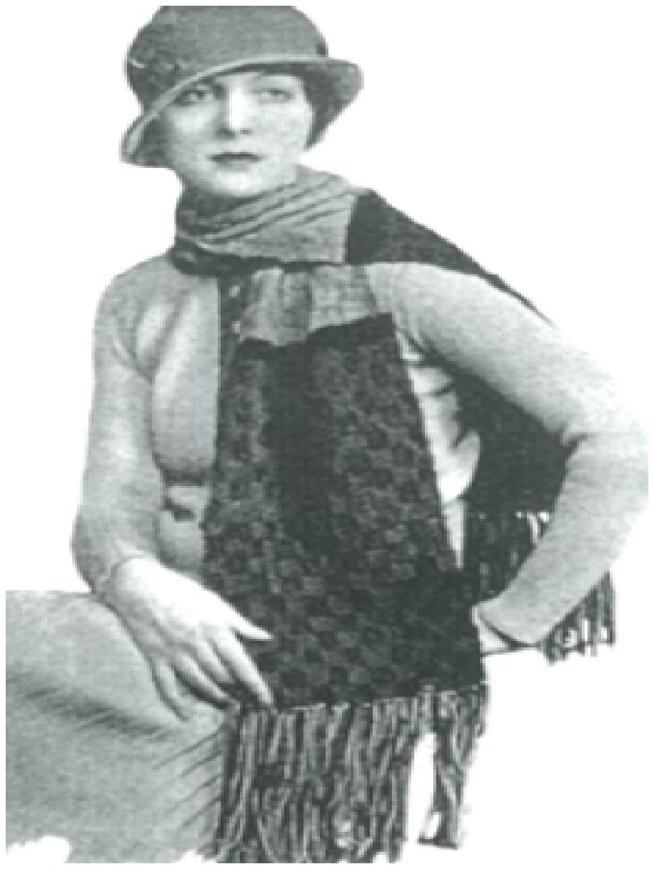 PATTERN #0635 KAPEWELL SCARF VINTAGE KNITTING