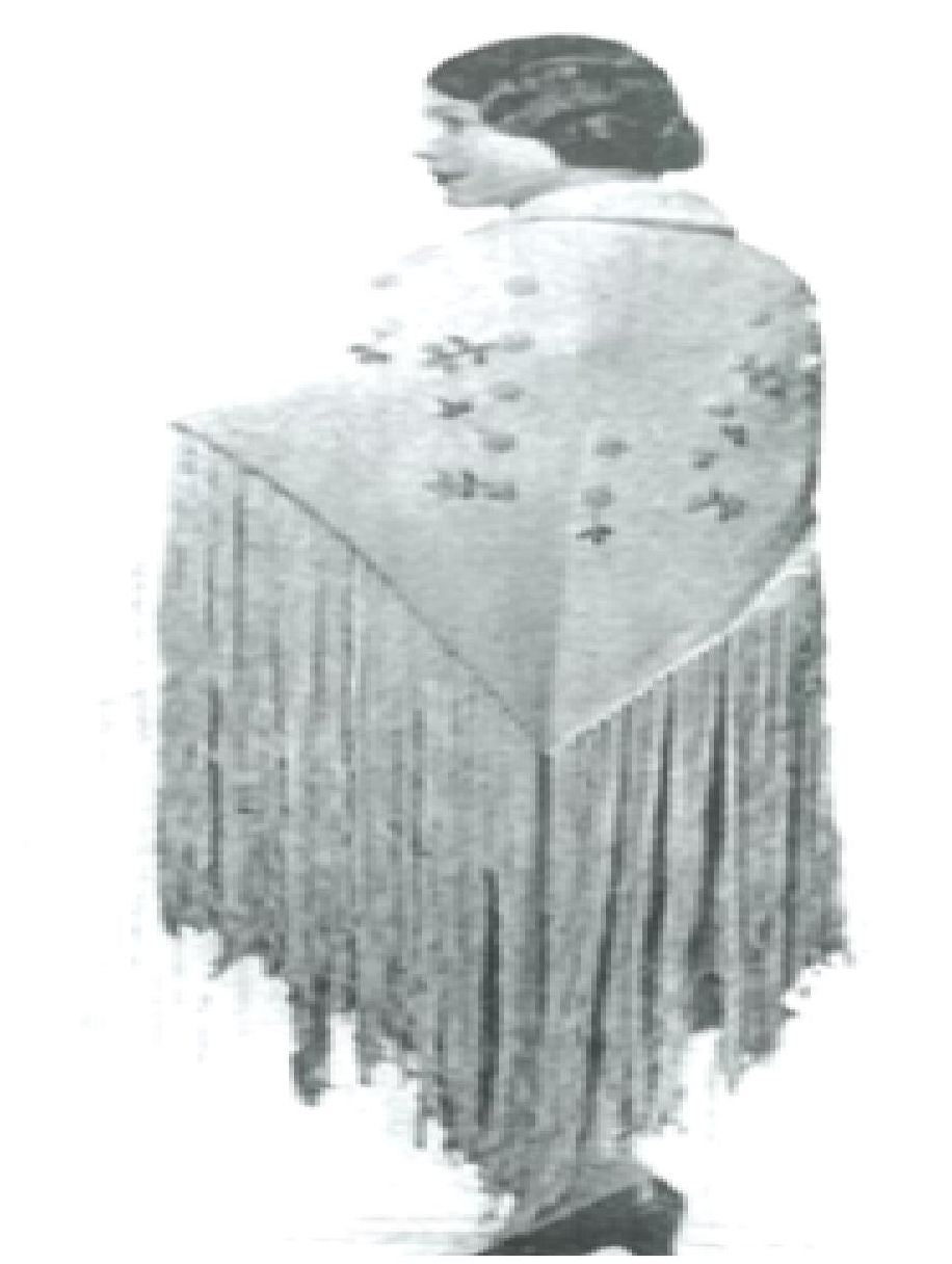 PATTERN #0639 VALENCIA SHAWL VINTAGE KNITTING