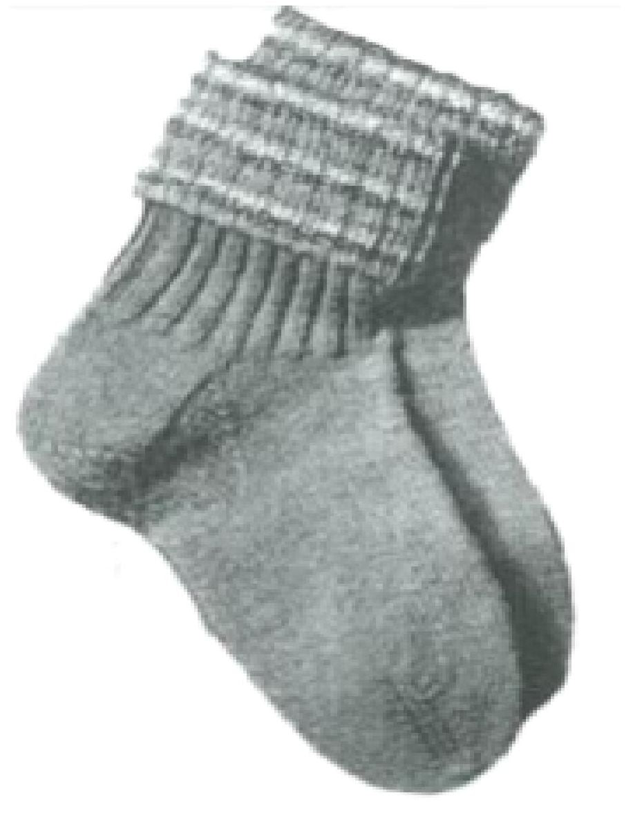 PATTERN #0650 ANTON SKATING SOCKS VINTAGE KNITTING