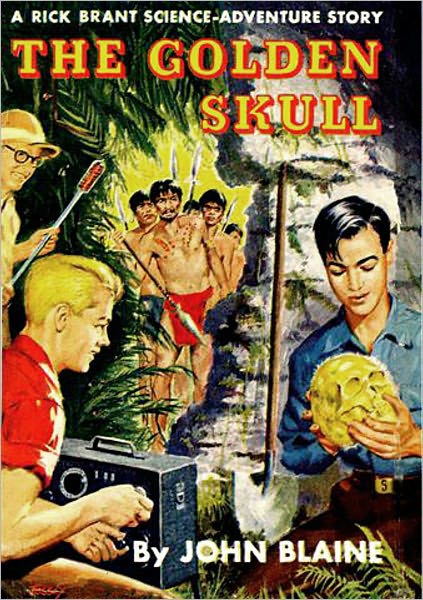 The Golden Skull: An Adventure, Young Readers, Post-1930 Classic By John Blaine! AAA+++