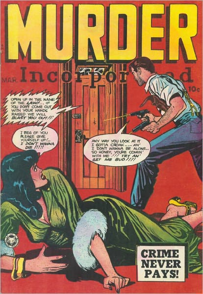 Murder Incorporated Number 9 Crime Comic Book