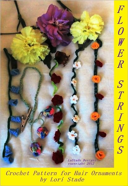 Flower Strings Hair Ornaments Crochet Pattern