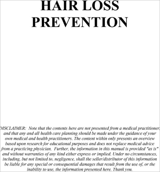 Hair Loss Prevention