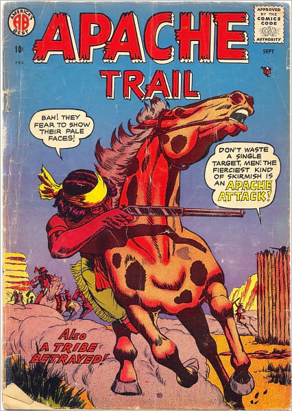 Apache Trail Number 1 Western Comic Book