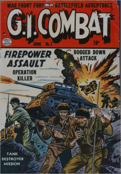 GI Combat Number 7 War Comic Book
