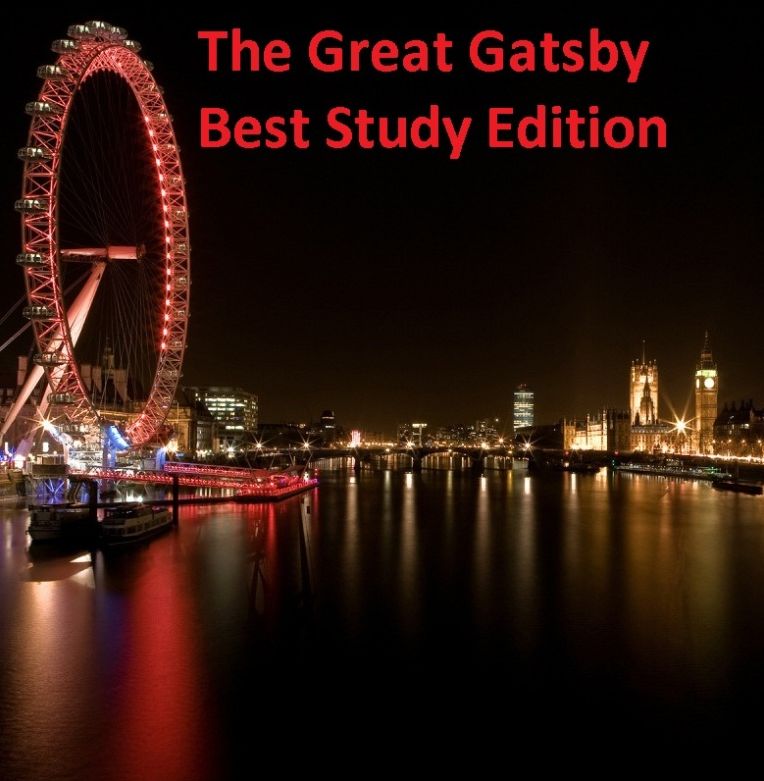 The Great Gatsby Best Study Edition ( education, lesson, learning, study, instruction, tuition,teaching, training, education, instruction )