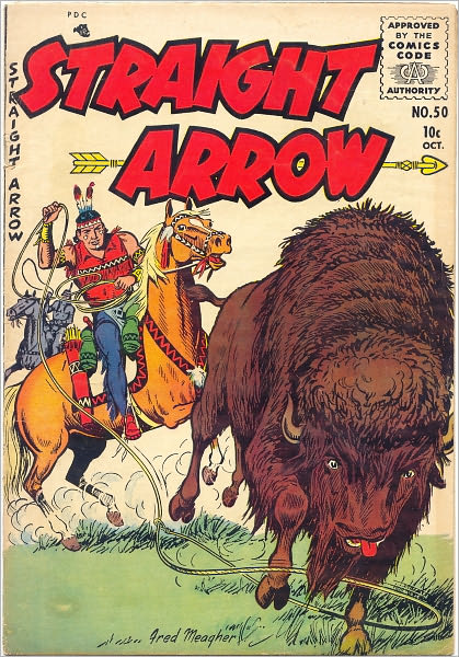 Straight Arrow Number 50 Western Comic Book