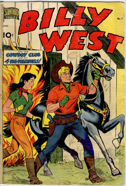 Billy West Number 7 Western Comic Book