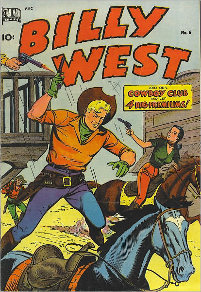 Billy West Number 6 Western Comic Book