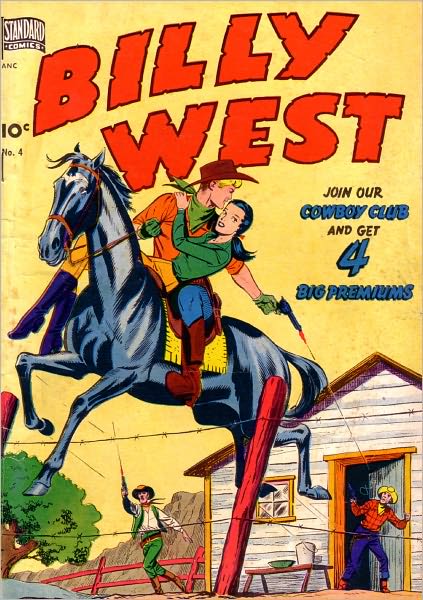 Billy West Number 4 Western Comic Book