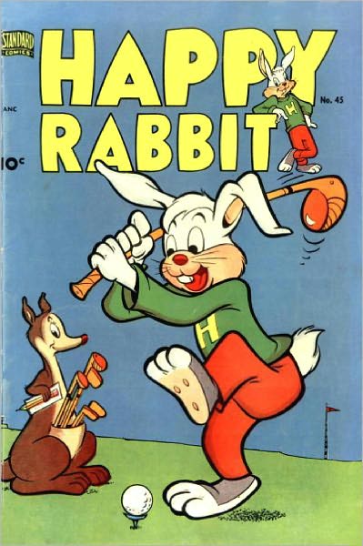 Happy Rabbit Number 45 Childrens Comic Book