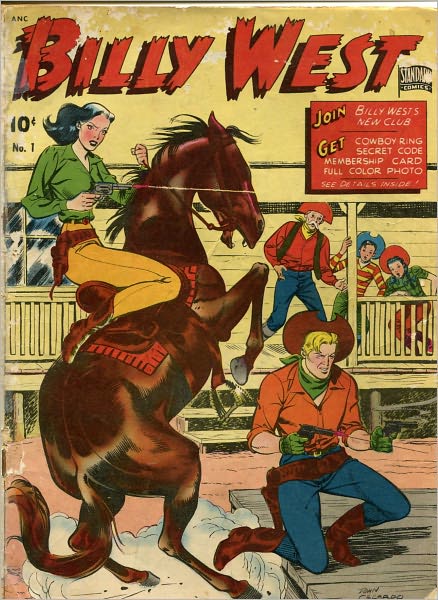 Billy West Number 1 Western Comic Book
