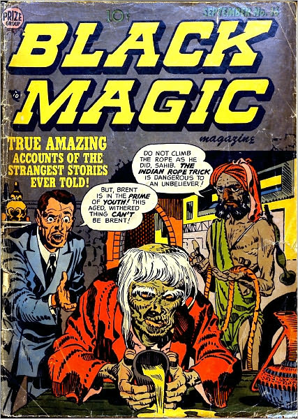 Black Magic Number 16 Horror Comic Book