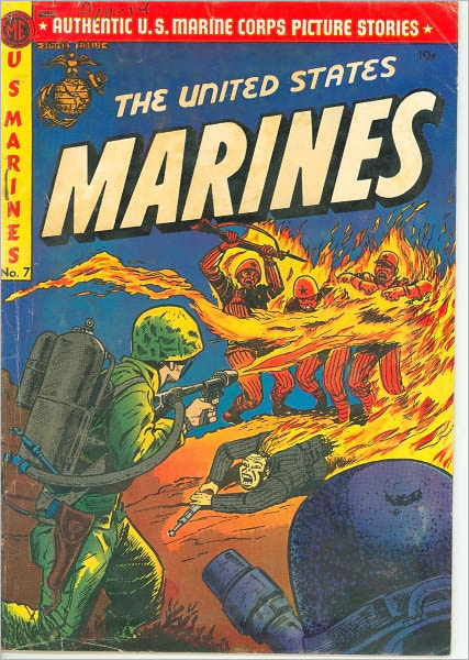 The United States Marines Number 7 War Comic Book
