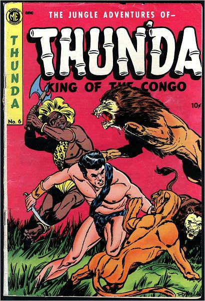 Thunda King Of The Congo Number 6 Action Comic Book