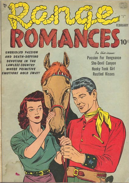 Range Romances Number 2 Love Comic Book