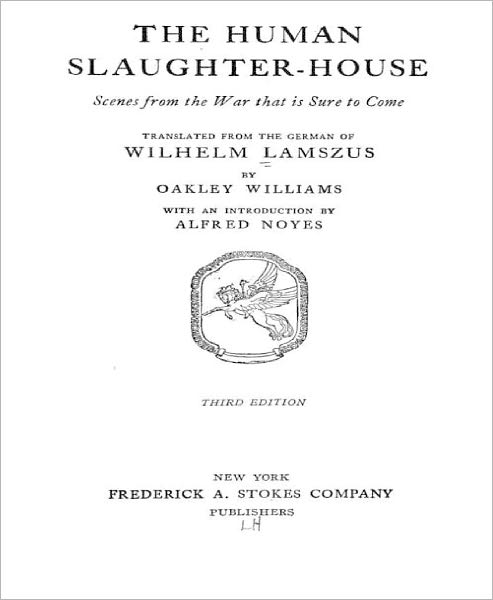 The Human Slaughter-House