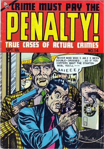 Crime Must Pay The Penalty Number 34 Crime Comic Book