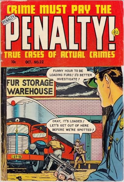 Crime Must Pay The Penalty Number 22 Crime Comic Book