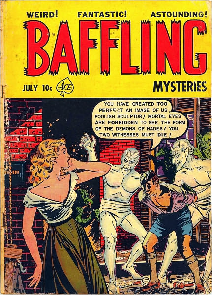 Baffling Mysteries Number 9 Horror Comic Book