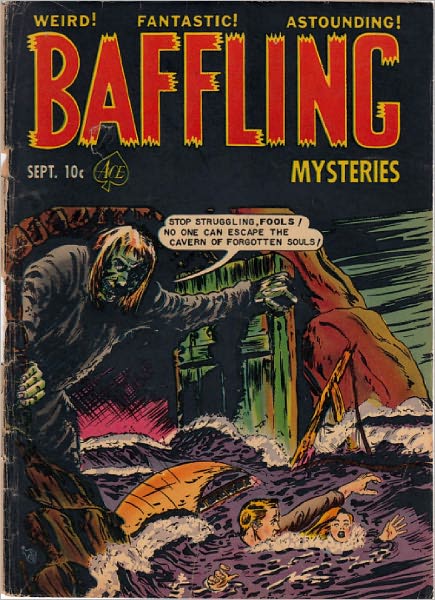 Baffling Mysteries Number 10 Horror Comic Book
