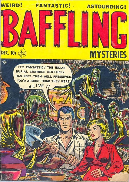 Baffling Mysteries Number 12 Horror Comic Book
