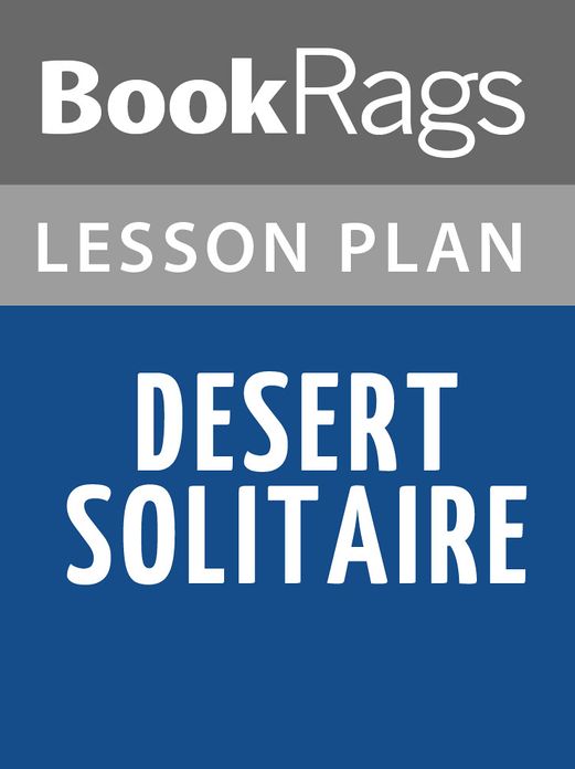 Desert Solitaire Lesson Plans