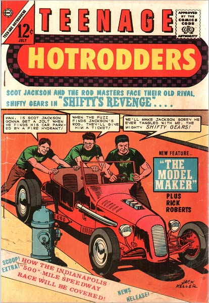 Teenage Hotrodders Number 8 Car Comic Book