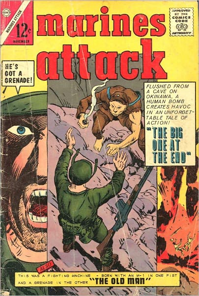 Marines Attack Number 2 War Comic Book