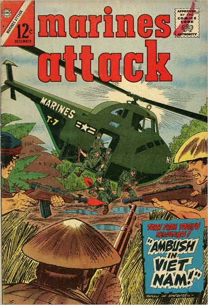 Marines Attack Number 8 War Comic Book