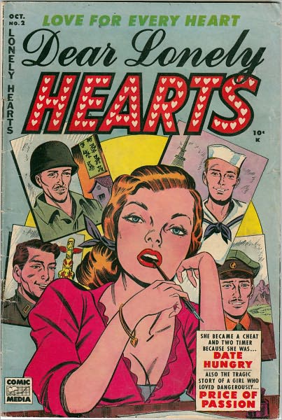 Dear Lonely Hearts Number 2 Love Comic Book