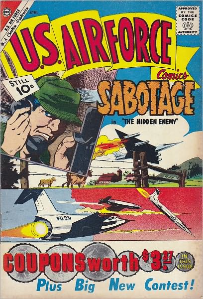 US Air Force Comics 15 War Comic Book