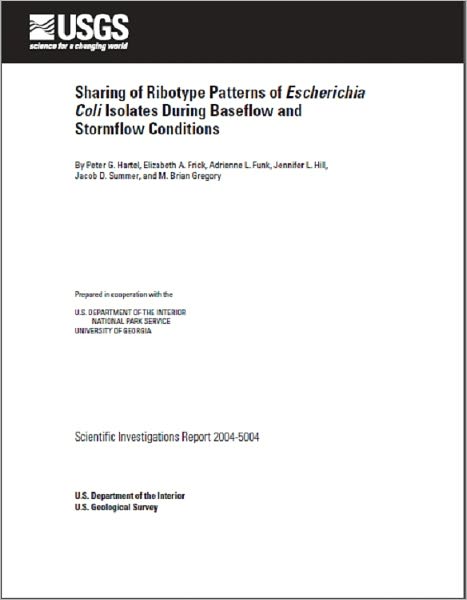 Sharing of Ribotype Patterns of Escherichia Coli Isolates During Baseflow and Stormflow Conditions