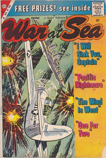 War at Sea Number 34 War Comic Book
