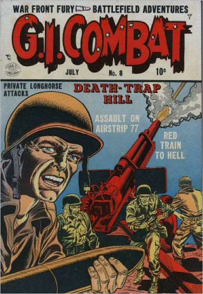GI Combat Number 8 War Comic Book